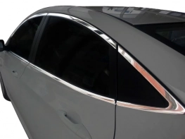 Хром повні молдинги вікон Hyundai Accent V (HC; 17-) Sedan