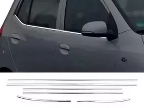 Хром нижні молдинги вікон Hyundai i10 I (08-13) 1