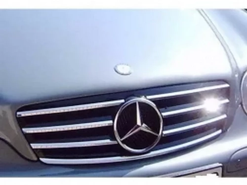Решітка Mercedes C W203 (00-07) - CL стиль (чорна/хром) 4