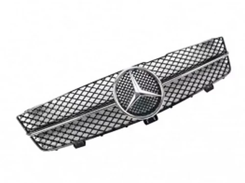 Решітка Mercedes CLS W219 (08-10) рестайлінг - SL стиль (чорна) 1