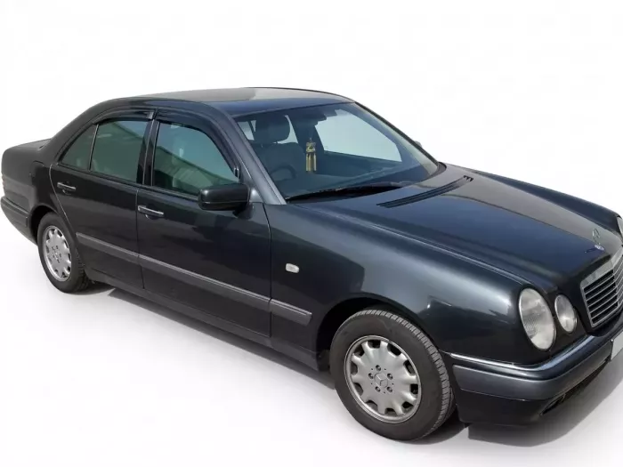 Дефлектори вікон Mercedes E W210 (95-02) Sedan - Hic (накладні) 2