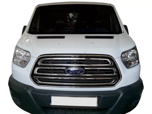 Хром накладки на решётку Ford Transit Mk8 (14-19) - Carmos 4