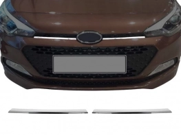 Хром накладки на решітку Hyundai i20 II (GB; 14-18)
