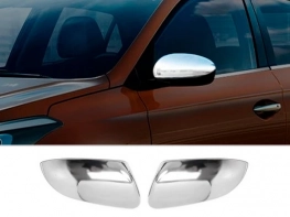 Хром накладки на дзеркала Hyundai i20 II (GB; 14-20) - без поворотників