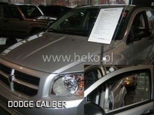 Ветровики Dodge Caliber (07-12) - Heko (вставные) 3