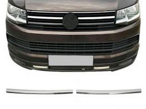 Хром накладки на решётку VW T6 (15-19) - 2 шт. 1