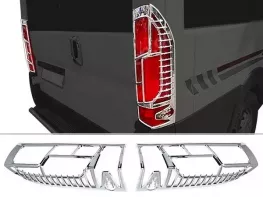 Хром накладки на задні ліхтарі Fiat Ducato (14-) рестайлінг