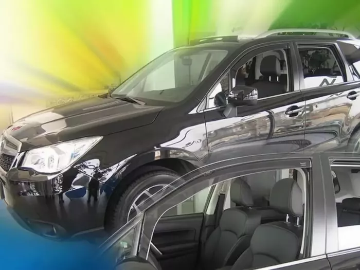 Дефлектори вікон Subaru Forester IV (SJ; 14-18) - Heko (вставні) 3