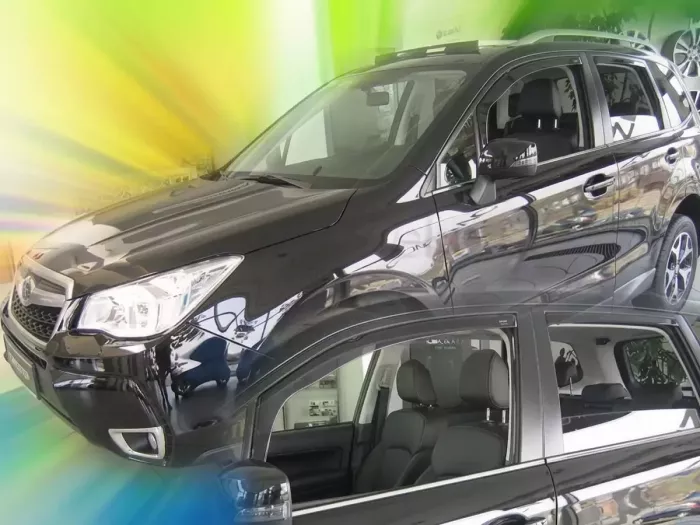 Дефлектори вікон Subaru Forester IV (SJ; 14-18) - Heko (вставні) 4