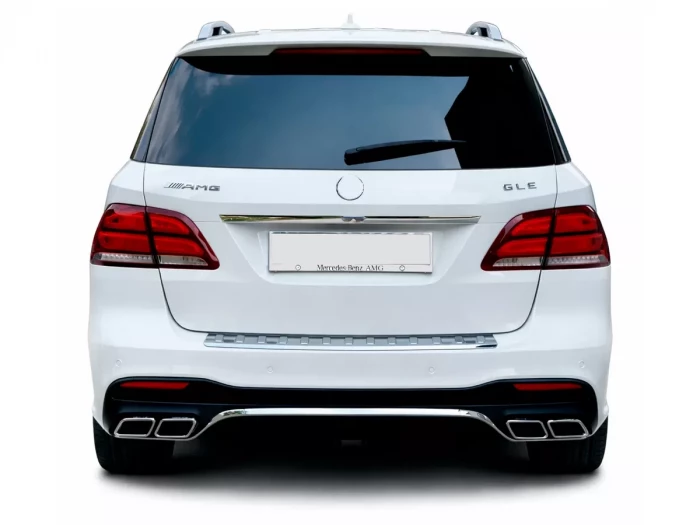 Дифузор задній Mercedes-AMG GLE W166 (15-19) - GLE63 стиль (хром насадки) 8