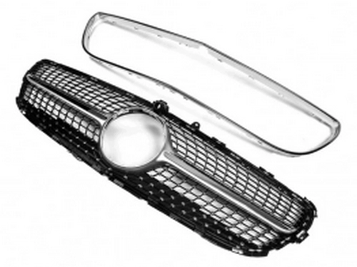 Решітка Mercedes CLS C218 (15-18) рестайлінг - Diamond Silver 1