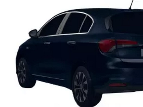 Хром повні молдинги вікон Fiat Tipo Cross (20-) Htb