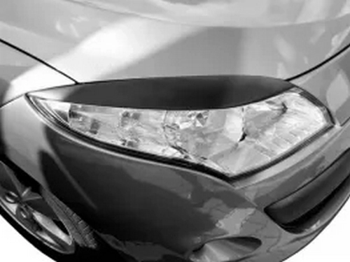 Реснички на фары Renault Megane III (09-12) - ABS 4