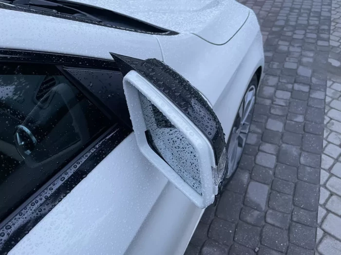 Накладки на дзеркала MB W176 W246 W204 C117 W212 W221 X156 X204 - AMG стиль (чорні) 7