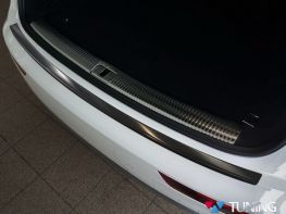 Чёрная накладка на задний бампер AUDI Q5 FY (2017-)