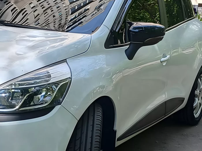 Накладки на дзеркала Renault Clio IV / Captur I (J87) - Bat стиль (чорні) 6