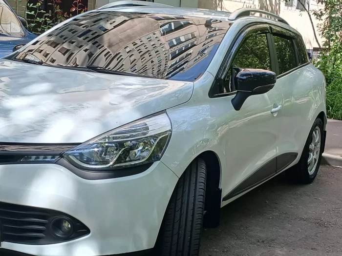 Накладки на дзеркала Renault Clio IV / Captur I (J87) - Bat стиль (чорні) 7