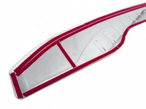 Накладка на задний бампер Ford S-Max I (06-14) - Nitto (хром) 4