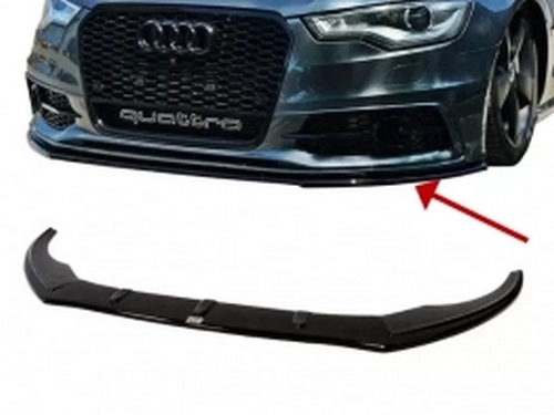 Сплиттер передний Audi S6 / A6 S-Line C7 (11-14) - V.1 1