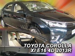 Ветровики TOYOTA Corolla XI (13-18) Sedan - Heko (вставные)