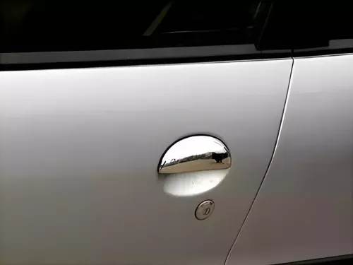 Хром накладки на ручки Peugeot 107 (05-14) 3D - 2 шт 4