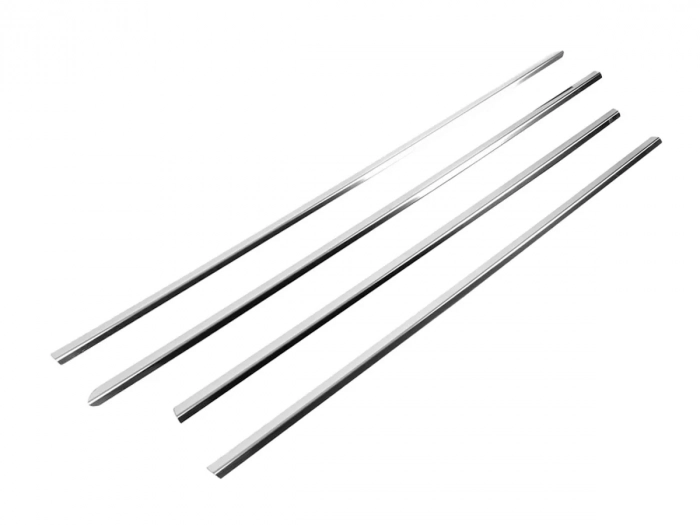 Хром нижні молдинги вікон Skoda Fabia I (6Y; 99-09) Хетчбек - Carmos 2