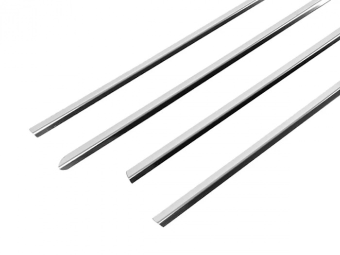 Хром нижні молдинги вікон Skoda Fabia I (6Y; 99-09) Хетчбек - Carmos 3