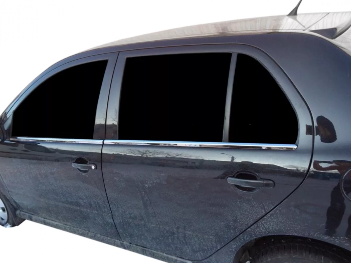 Хром нижні молдинги вікон Skoda Fabia I (6Y; 99-09) Хетчбек - Carmos 4