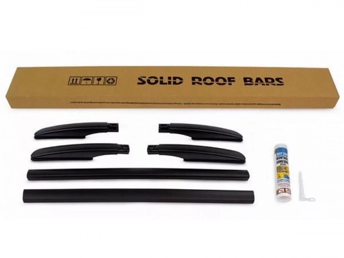Рейлинги VW Amarok II (NF; 22-) - Solid (чёрные) 3