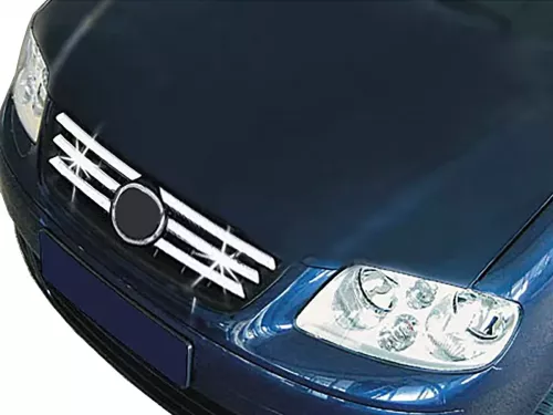 Хром накладки на решітку VW Polo Mk4 (9N; 01-03) 1