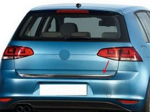 Хром накладка на кромку багажника VW Golf 7 VII Hatchback - OMSA 1