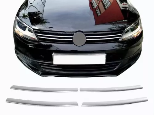 Хром накладки на решітку VW Jetta A6 (11-14) 1