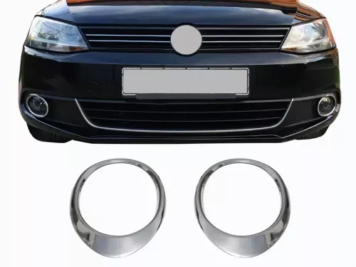 Хром накладки на протитуманки VW Jetta A6 (11-14) 1
