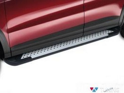 Пороги боковые Fiat Scudo II (07-15) - Almond Grey 4