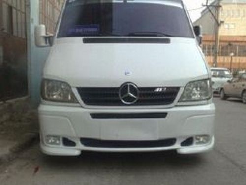 Накладка на передний бампер MERCEDES Sprinter CDI (00-06) "SET"