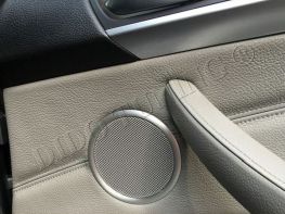 Кольца на колонки BMW X5 E70 - алюминий