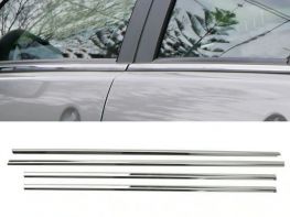 Хром нижние молдинги стёкол Mitsubishi Pajero Wagon IV (06-21)
