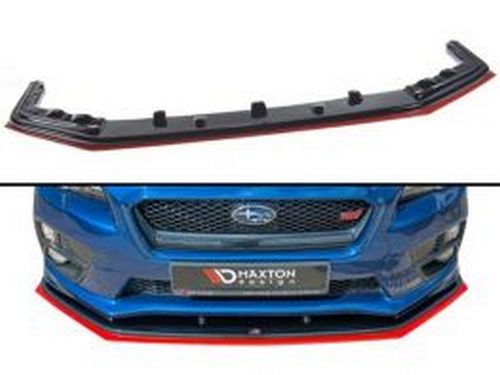 Спліттер передній Subaru Impreza WRX STI (14-) - V4