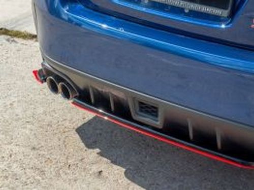 Центральный задний сплиттер Subaru Impreza WRX STI (14-) - V2 3