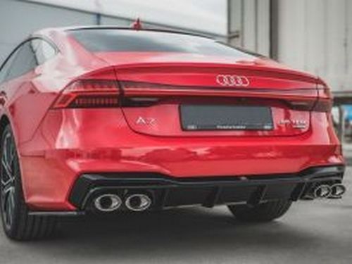 Диффузор задний с имитаторами насадок Audi A7 C8 S-Line (18-) 3