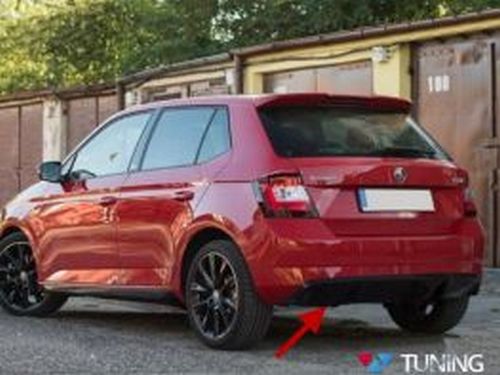 Диффузор заднего бампера SKODA Fabia 3 III (2014-) Hatchback 1