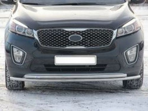 Защита передняя KIA Sorento III (UM) (труба двойная) 1