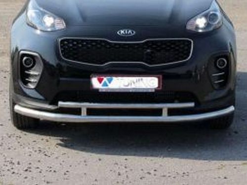 Защита передняя KIA Sportage IV 4 - труба двойная 1