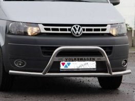 Кенгурятник с усами VW T5+ (2010-2015) рестйлинг