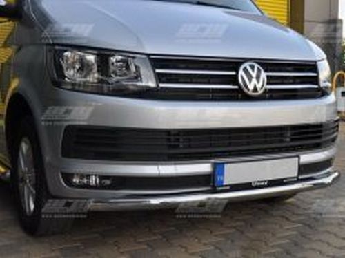 VW T6 (2015-) - одинарная труба переднего бампера 1