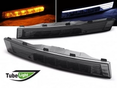 Передні повороти із габаритами VW Passat B6 (3C; 05-10) - Tube Light димчасті