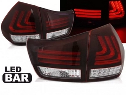 Ліхтарі задні Lexus RX II (XU30; 03-09) - LED BAR червоні