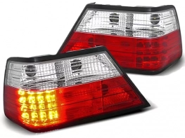 Задні ліхтарі Mercedes E W124 (85-95) - LED червоно-білі