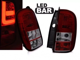 Ліхтарі задні Dacia Duster (10-17) - LED BAR червоно-димчасті