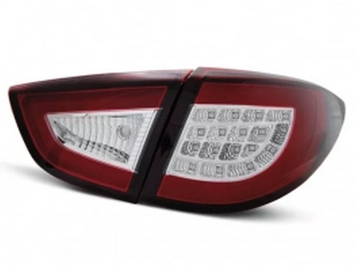 Фонари задние Hyundai ix35 (10-13) - LED красно-белые 2